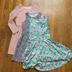 Bundle of Three Girls Casual Dresses